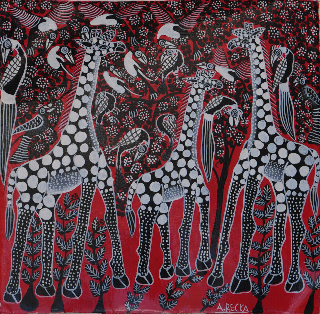 A.BECKERが描いた作品キリン