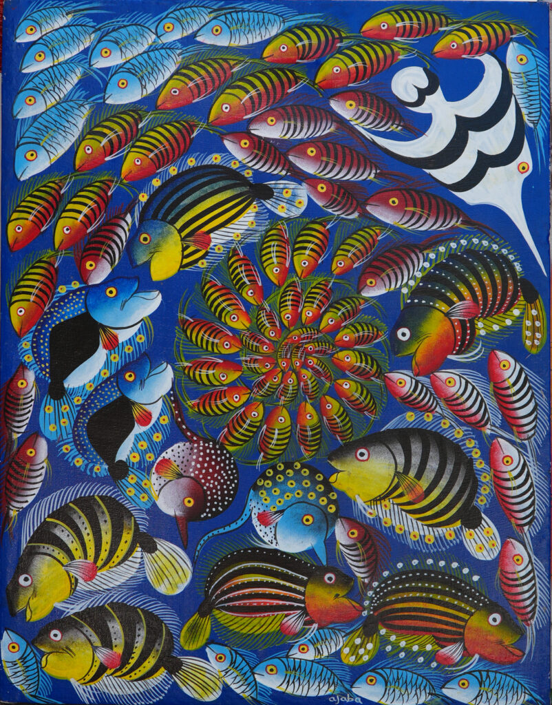 AJABAが描いた作品　魚