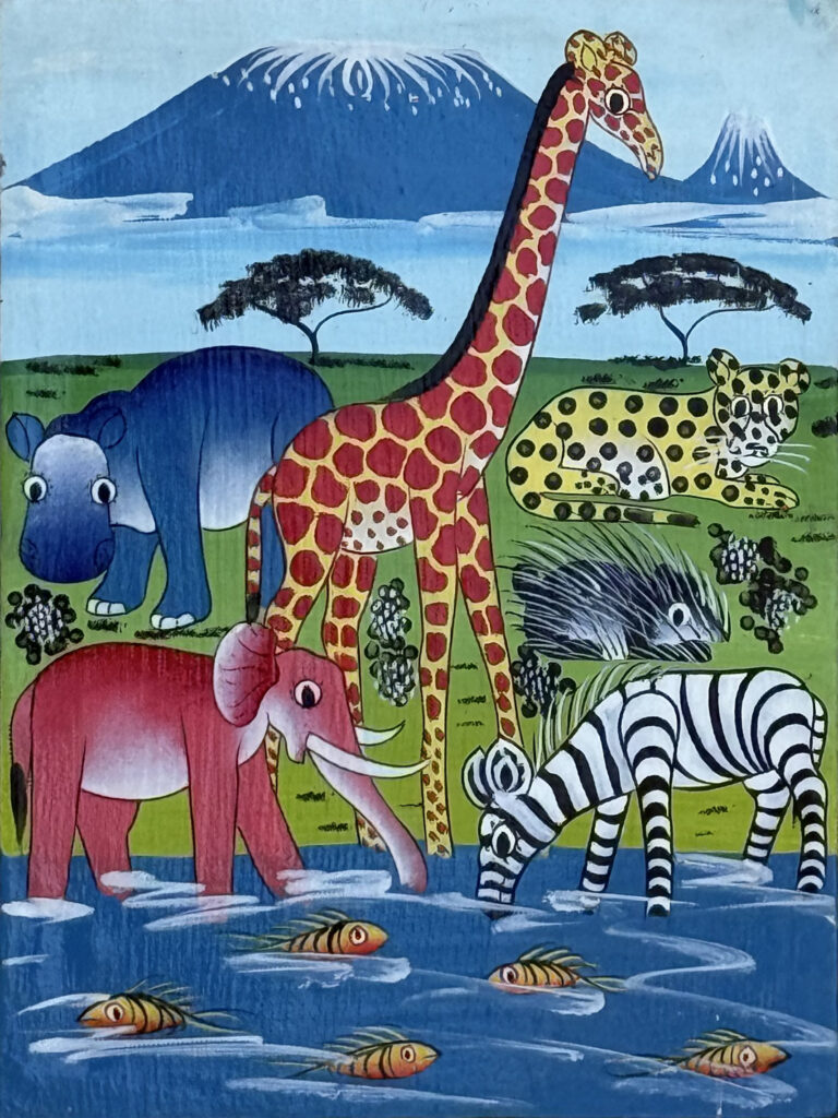 HASSANIが描いた作品　動物たち