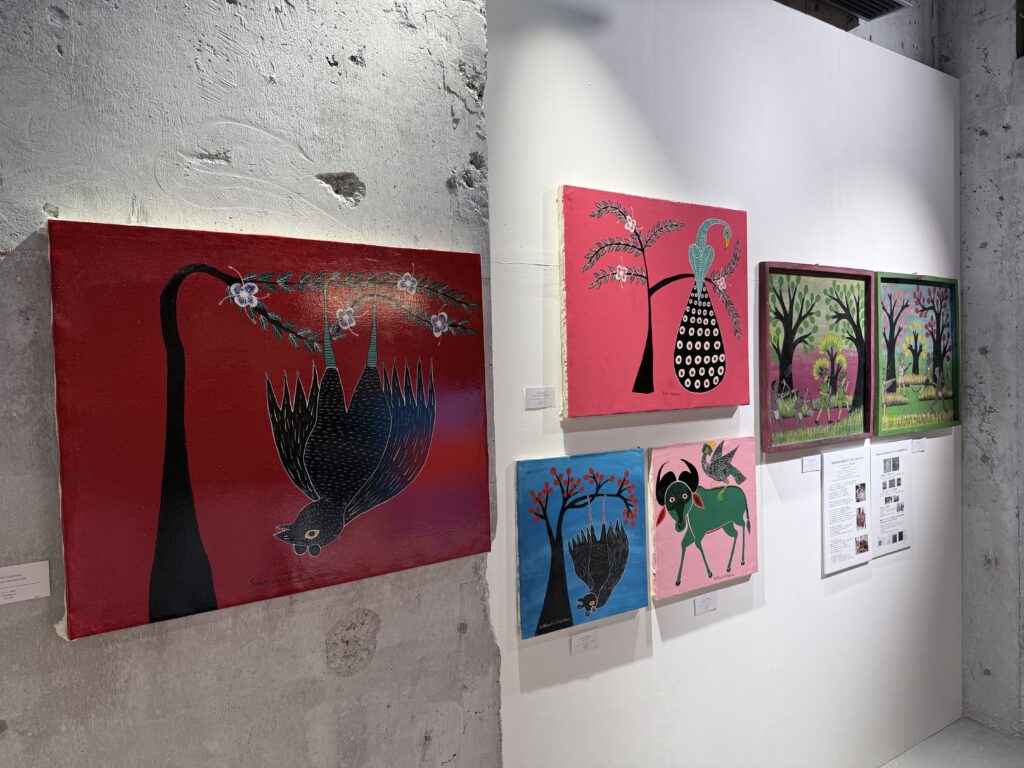 ティンガティンガ・アート展に展示されている作品
