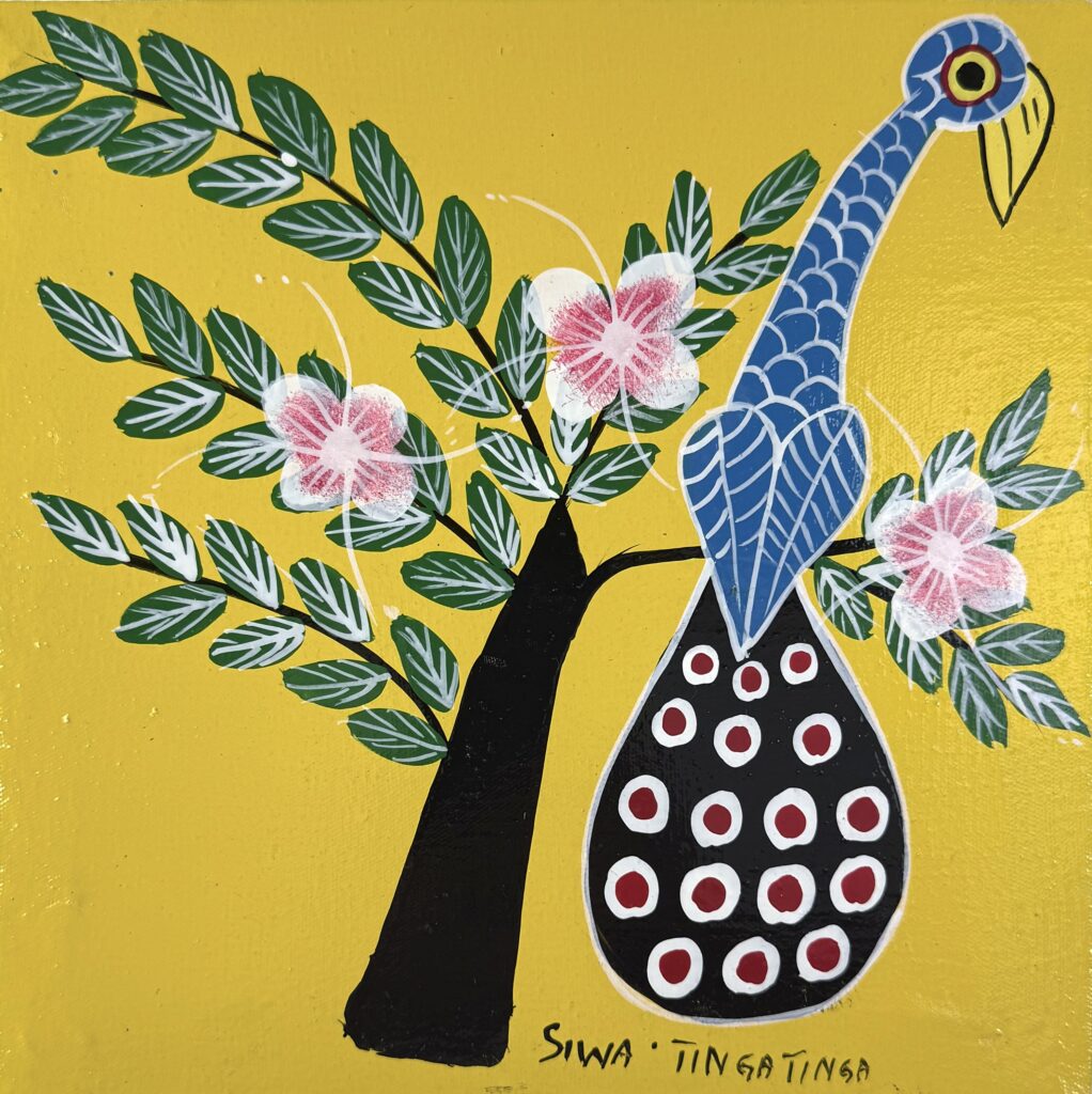 Siwa Tingatingaの作品Peacock
